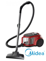 Пылесос Midea, без мешка, 2л, 2000Вт, HEPA13, радиус 10м, 3 насадки, мощность всасывания 400 аэроватт