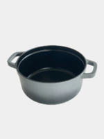 Кастрюля Uakeen 2.4 л, чугунная, с антипригарным покрытием, для всех видов плит