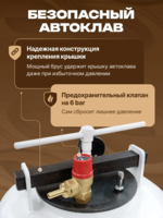 Автоклав для домашнего консервирования, 24л, Белорусский, углеродистая сталь