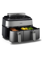 Аэрогриль Philips NA555, пар, двойная корзина, антипригарное покрытие