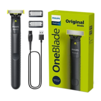 Philips OneBlade QP1424 trimmeri — yuz uchun universal, 40 daqiqagacha avtonom ishlash vaqti