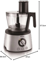 Oshxona kombayni Philips HR7778 — ko‘p funksiyali, 3,4 l, 1300 Vt.