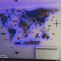 Светодиодные 3D карты мира