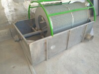 Механический сетчатый барабанный фильтр для воды производительностью 20000л/ч