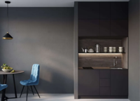 ЛДСП EXTRAVERT Черный шунгитовый (матовый) 16x2070x2800