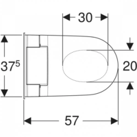 Подвесной унитаз GEBERIT AquaClean с функцией биде
