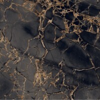 Керамогранит Geolam стекловидная плитка 60х120см Kazan Gold Black (High Glossy)