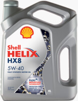 SHELL Helix HX8 5W-40 синтетическое моторное масло