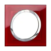 Arteor Рамка 2 модуля Круглый Красное зеркало  576116-SHOP-IT