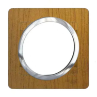 Arteor Рамка 2 модуля Круглый  Светлый дуб  576119-SHOP-IT