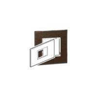 Arteor Рамка 3 модуля Квадрат  Венге 575165-SHOP-IT