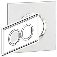 Arteor Рамка 8 модулей Круглый Белая 576680-SHOP-IT