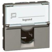 Arteor розетка UTP 5e 2 модуля Квадрат Магнезиум 572815-SHOP-IT