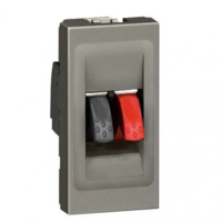 Arteor розетка аккустическа 1 модуль Квадрат Магнезиум 572770-SHOP-IT