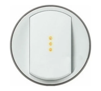 CELIANE Лицевая панель одноклавишный с подсветкой Белый 68003-SHOP-IT