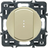 CELIANE Лицевая панель одноклавишный с подсветкой Слоновая кость 66210-SHOP-IT