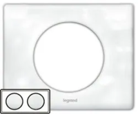 CELIANE Рамка двухпостовая Фарфор 69322-SHOP-IT