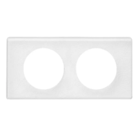 CELIANE Рамка двухпостовая Фарфор Белый феерия (экскл) 69152-SHOP-IT