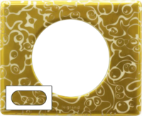 CELIANE Рамка двухпостовая Фарфор Золотая феерия (экскл) 69332-SHOP-IT