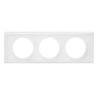 CELIANE Рамка трехпостовая Фарфор Белый феерия (экскл) 69353-SHOP-IT