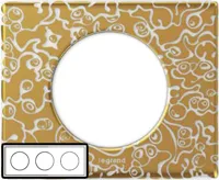 CELIANE Рамка трехпостовая Фарфор Золотая феерия (экскл)  69333-SHOP-IT