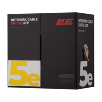 Кабель витая пара 2E CAT 5e UTP LSZH 305м Yellow (2E-CBL5EUTP-LSZH-YLW)-SHOP-IT