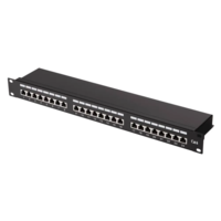 Патч-панель 2E САТ 6, FTP, 19", 1U, 24 порта (2E-PPNL6E-FTP-24)-SHOP-IT