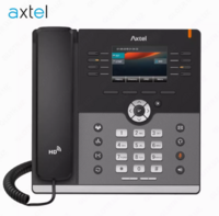 IP-телефон Axtel AX-500W (SIP линий 12, LCD 3.5" 480x320 Color, конференц-5, PoE)