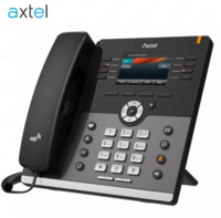 IP-телефон Axtel AX-400G (SIP линий 8, LCD 2.8" 320x240 Color, конференц-5, PoE)