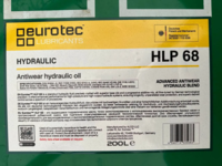Gidravlik moyi Eurotec Hydraulic Oil HLP 68 (200l)-PS Logistics Group