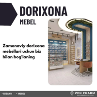 Aptekalar uchun mebel