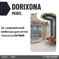 Aptekalar uchun mebel