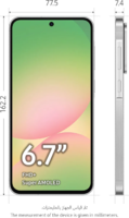 Smartfon Samsung Galaxy A56 5G 8/128 Ajoyib Och-kulrang