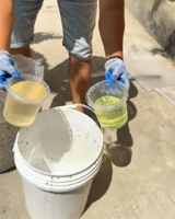 Двухкомпонентный эпоксидный клей каменного ковра