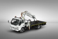 Эвакуатор с подъемным краном ISUZU NQR 71PL