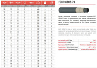 Рукава резиновые напорные с текстильным каркасом класс В(II)-10-20-31  ГОСТ 18698-79