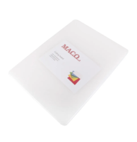 Доска разделочная 600х400мм h18мм, белая 60040018W-EQUIP PRO