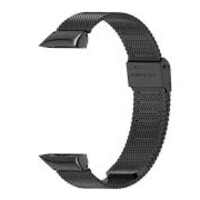 Металлический ремешок для Huawei Band 6 / Honor Band 6 (black)-ASAXIY UZ