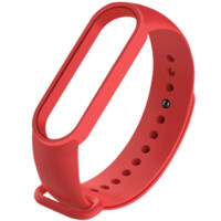 Силиконовый ремешок для Xiaomi Mi Band 3/4 Red-ASAXIY UZ