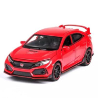 Honda Civic qizil o'yinchoq mashina modeli