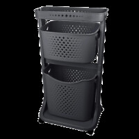 Kat Kat Basket Organizer No:2 Anthracite narsalar uchun javon