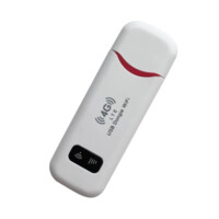 Модем Dongle USB 4G Modem WiFi Hotspot белый-красный