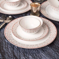 Столовый сервиз Diva La Opala Moroccan Pink 44 предметов-ASAXIY UZ