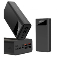 Портативная батарея Power Bank XO-PR124 4 USB 40000mAh, Black-ASAXIY UZ