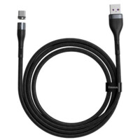 Кабель Baseus  Zinc Magnetic Safe Fast Charging Data Cable USB (Black)