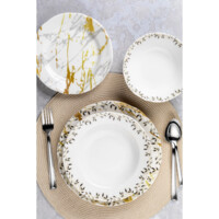 Столовый сервиз Fiyat 24 предметов Organik ORG24YS01DB1355-ASAXIY UZ