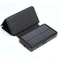 Портативное зарядное устройство Power Bank 2E Solar 20000mAh Black-ASAXIY UZ