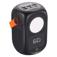 Портативное зарядное устройство Power Bank 2E Travel 60000mAh PD Black-ASAXIY UZ