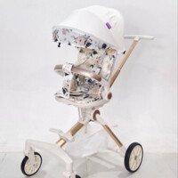 Детская коляска дрон Didit-808 цветастая