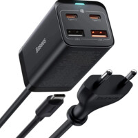 Сетевое зарядное устройство Baseus GaN3 Pro Desktop Fast Charger 2U+2C, 100 Вт, черный-ASAXIY UZ